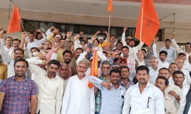 भारतीय किसान संघ ने अपनी सयुंक्त मांगो को लेकर प्रधानमंत्री व मुख्यमंत्री के नाम दिया ज्ञापन