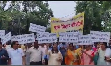 इंदौर विकास प्राधिकरण अध्यक्ष और विधायक को फिर घुमा रहे अधिकारी