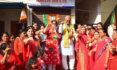 महेंद्र हार्डिया (बाबा) को भरपूर मिल रहा माताओं और बहनों का आशीर्वाद