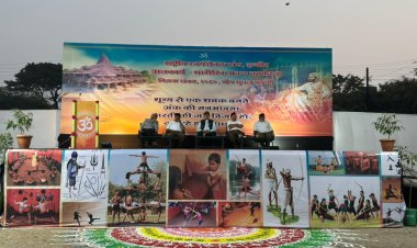 बाल स्वयं सेवकों ने दिखाया शारीरिक बल