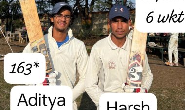 श्री राम क्रिकेट क्लब की 300 रनों से एतेहासिक जीत