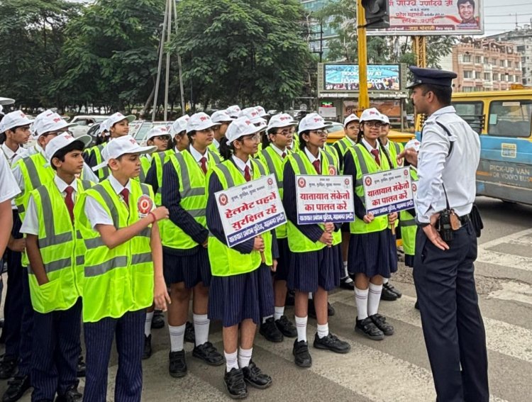 नौ महीने में 54 हजार से अधिक दो पहिया चालकों के बने बिना हेलमेट चालान