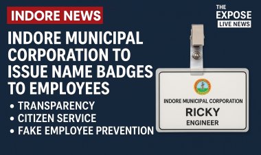 पुलिसवालों की तर्ज पर इंदौर नगर निगम के कर्मचारी भी जेब पर लगाएंगे नेम बैज