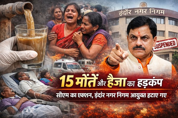 सीएम इन एक्शन: भागीरथपुरा गंदा पानी कांड पर सख्ती, इंदौर निगमायुक्त को किया रवाना