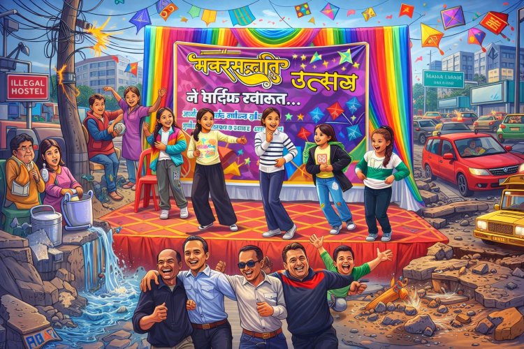मूलभूत सुविधाओं की मार, फिर भी मुस्कान बरकरार: महालक्ष्मी नगर में धैर्य की पतंगों के साथ मकर संक्रांति का जश्न