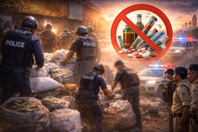 इंदौर में नशे के विरुद्ध निर्णायक अभियान शुरू