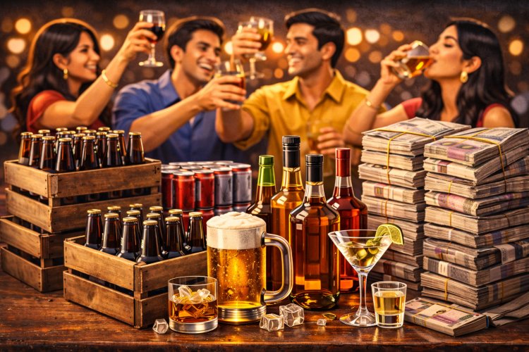 इंदौर में शराब कारोबार 2100 करोड़ रुपये के पार