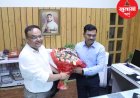 संभागायुक्त भास्कर लाक्षाकार ने संभाला कार्यभार; पहले मंदिर, फिर दफ्तर से दिया सुशासन का संदेश