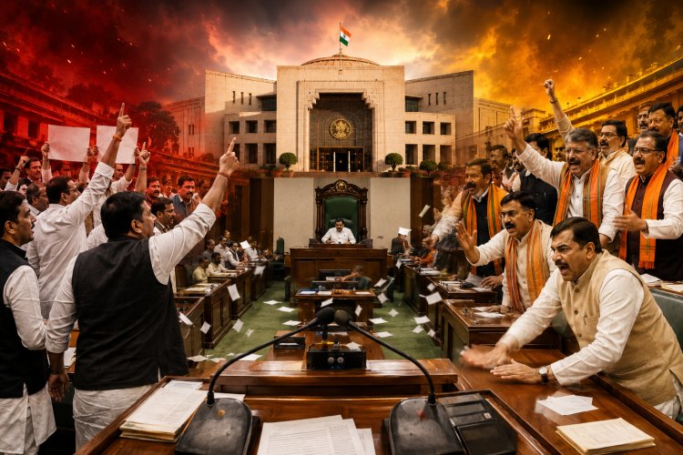 यूसीसी पर विधानसभा बनी रणभूमि: दो बार स्थगित हुई कार्यवाही, सत्ता-विपक्ष के नारों से गूंजा सदन