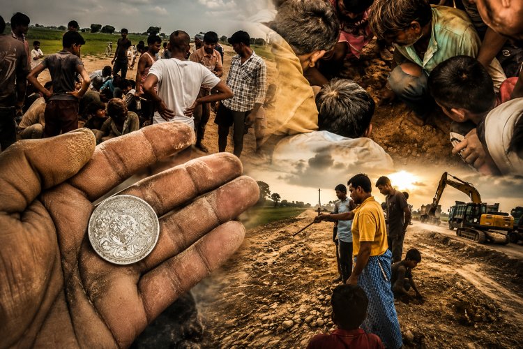 मुरैना में एक्सप्रेस-वे की मिट्टी में मिला चांदी का ‘खजाना’? खबर फैली तो खुरपी-हंसिया लेकर पूरा गांव टूट पड़ा